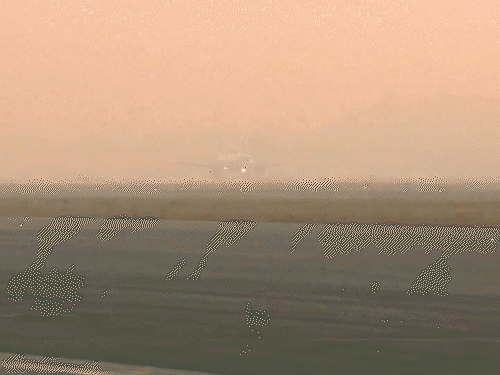 बेंगलुरु से इंडिगो की फ्लाइट 6E460 ने नवी मुंबई एयरपोर्ट पर सुबह 8 बजे पहली लैंडिंग की।