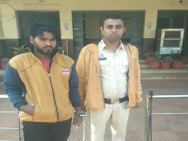 पुलिस ने रेप के आरोपी युवक को गिरफ्तार कर भेजा जेल।