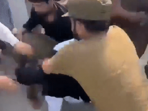 On November 28, Rawalpindi police pulled Afridi by his hair and made him fall to the ground.