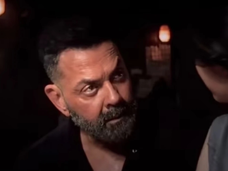 A scene of Bobby Deol's character in the film Alpha.