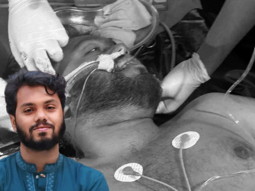 उस्मान हादी को ढाका में 12 दिसंबर को गोली मारी गई थी। 18 दिसंबर को इलाज के दौरान उनकी मौत हो गई। - Dainik Bhaskar