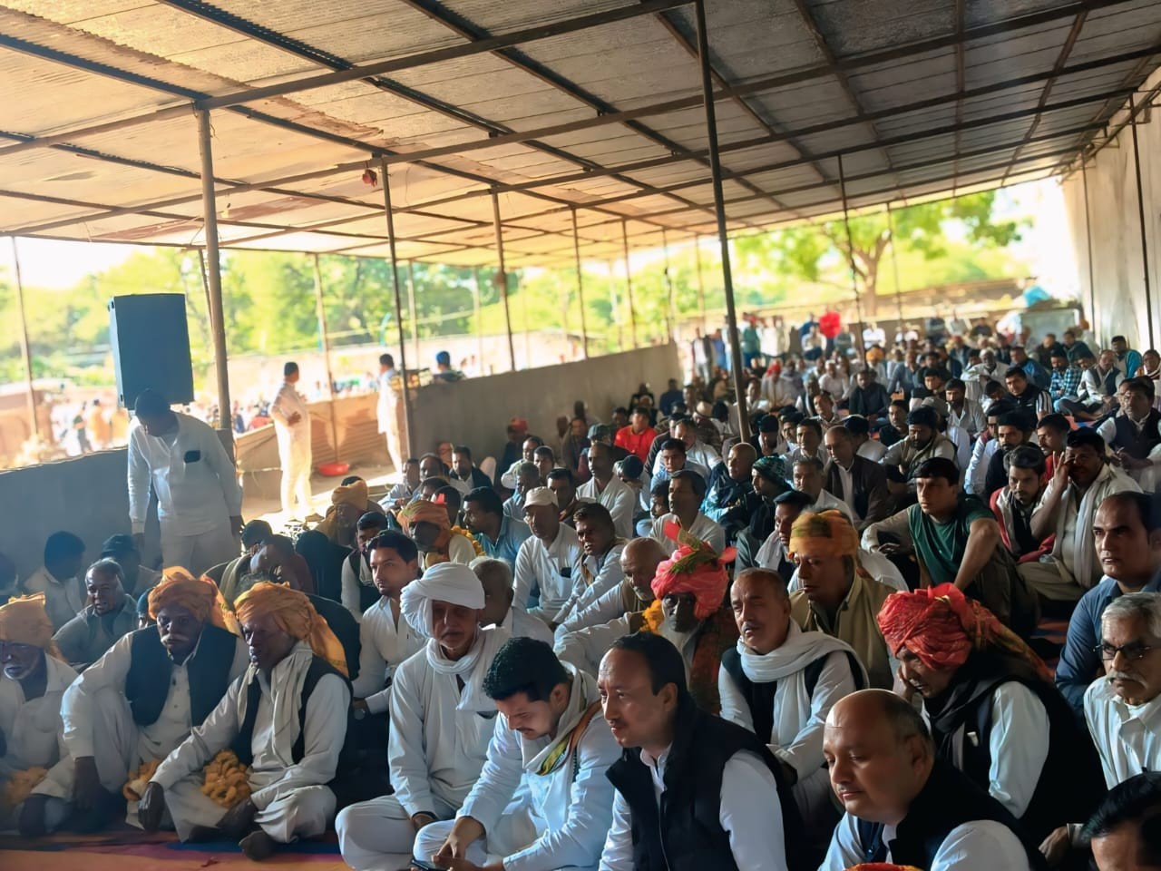 Tu Foundation Rally Vehicle rally on Congress Foundation Day in Maksi