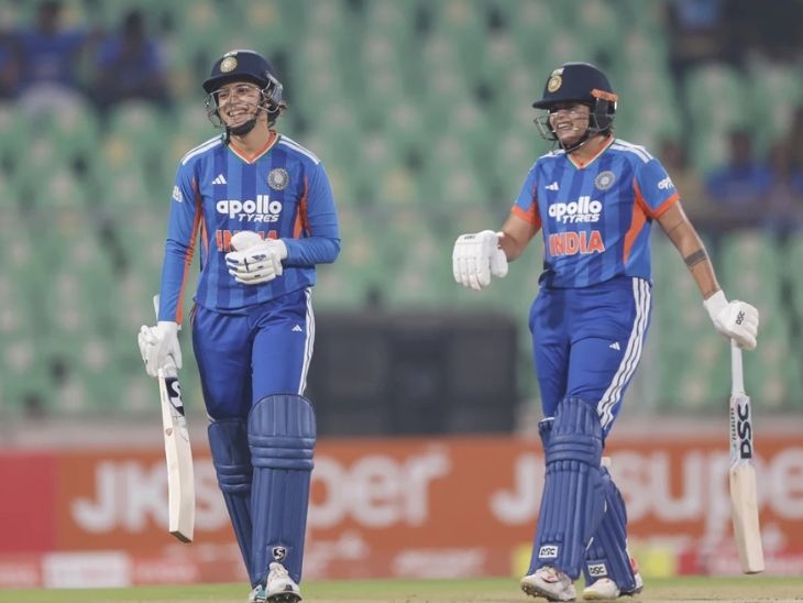 इंडिया विमेंस ने पावरप्ले में 62 रन बनाए।