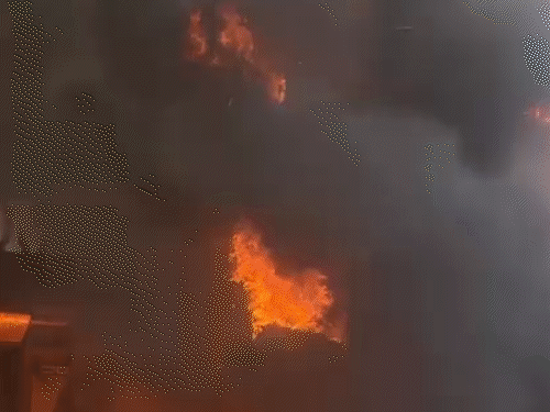 पुलिस अधिकारियों के मुताबिक, अब तक 3 दुकान चपेट में आए है।