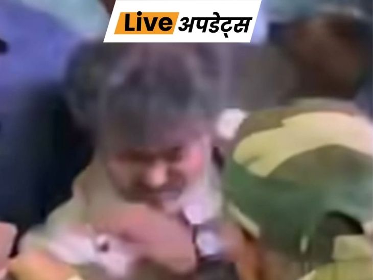 চেন্নাই বিমানবন্দরে টিভিকে প্রধান বিজয়ের ধাক্কায় গাড়িতে যাওয়ার সময় নিচে পড়ে যান