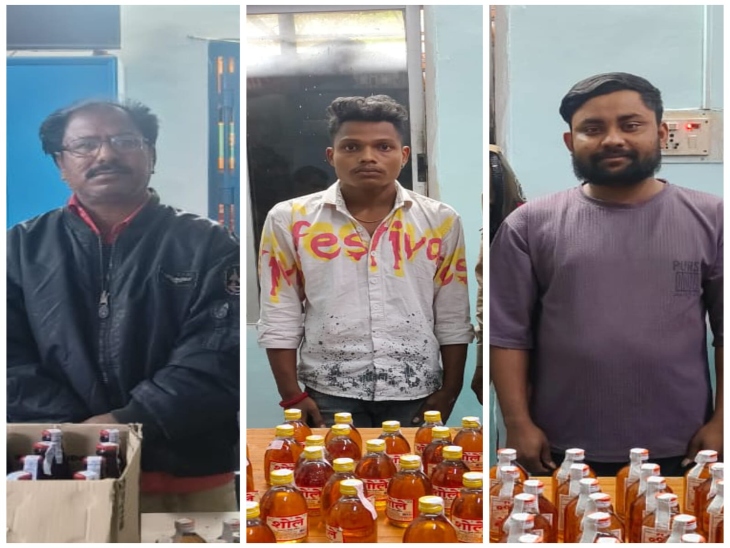 पुलिस ने आरोपियों के खिलाफ आबकारी एक्ट में एक्शन लिया है।