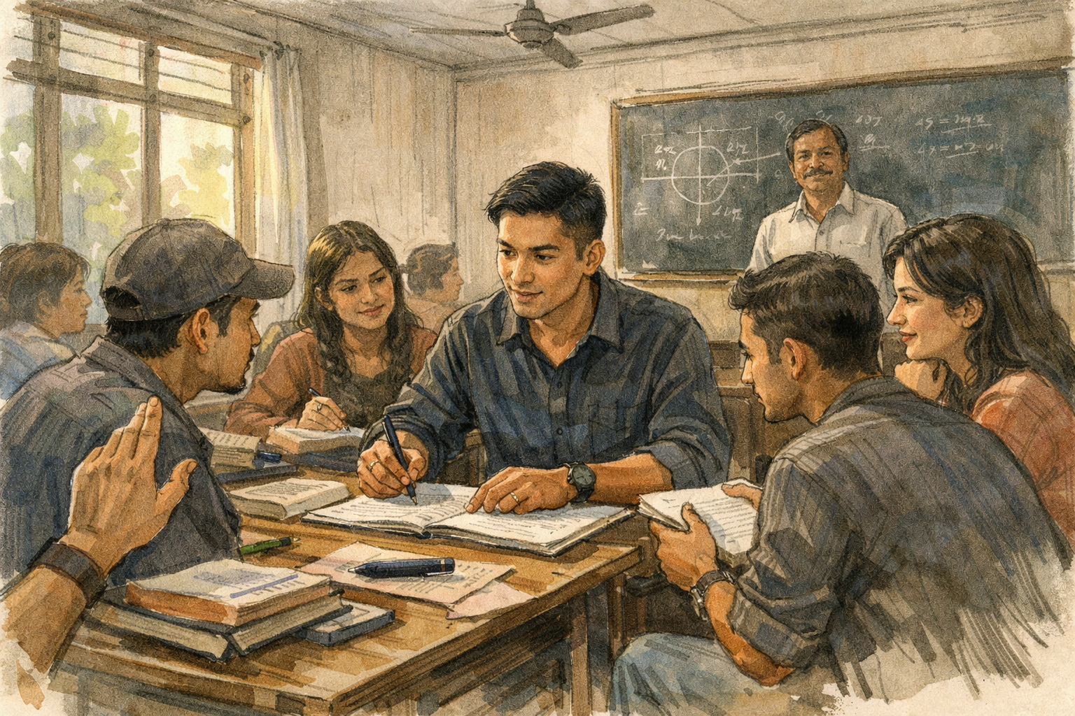 ऐंजल चकमा क्लास में काफी होशियार था एक ही दिन में उसने तीन इंटरव्यू पास किए थे, एआई जनरेटेड फोटो।