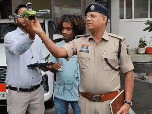 बिलासपुर में ड्रोन से क्राइम पर नजर रखेगी पुलिस।