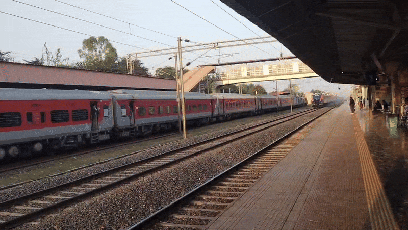 Rajasthan kota Final trial of Vande Bharat sleeper train conducted in Kota,  on the Kota/Nagda section.