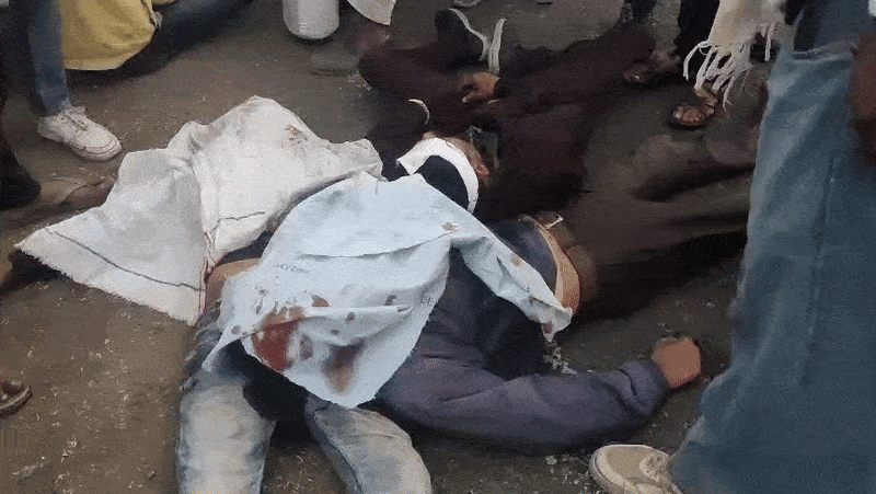 हादसे में चार दो लोगों की मौके पर ही मौत हो गई।