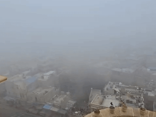 जैसलमेर में नए साल का स्वागत घने कोहरे से:  पश्चिमी विक्षोभ के प्रहार से ठिठुरा मरूस्थल, मावठ ने बढ़ाई गलन – Jaisalmer News