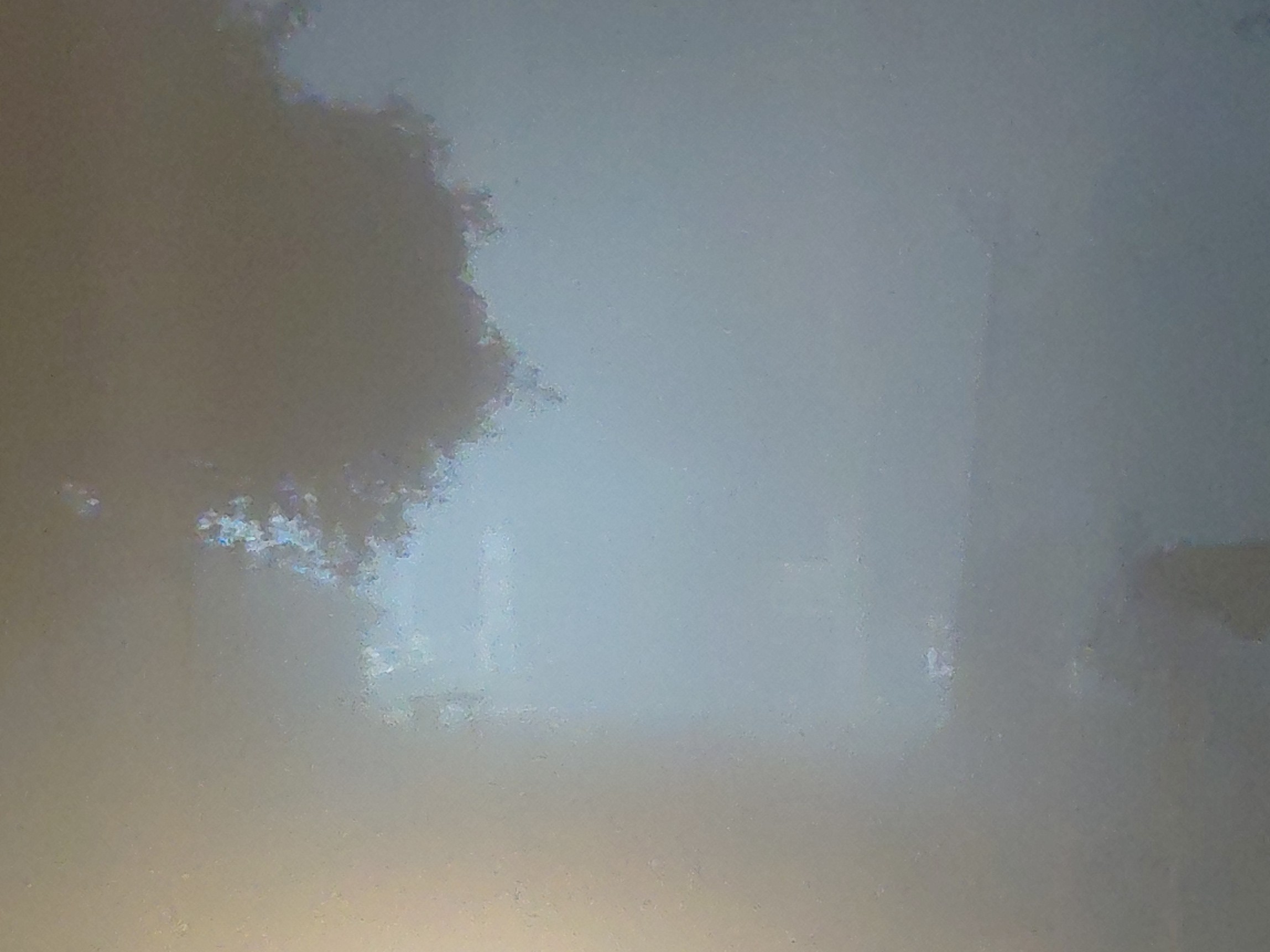 कोहरे से लोगों को आने-जाने में हो रही परेशानी।