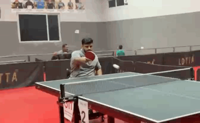 प्रैक्टिस करते हुए शुभम बधवा