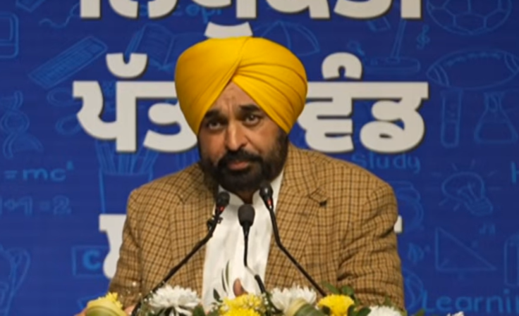 कार्यक्रम को संबोधित करते हुए सीएम भगवंत मान।