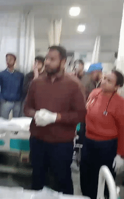 मरीज की मौत के बाद परिजनों ने शुक्रवार रात को अस्पताल में हंगामा किया।