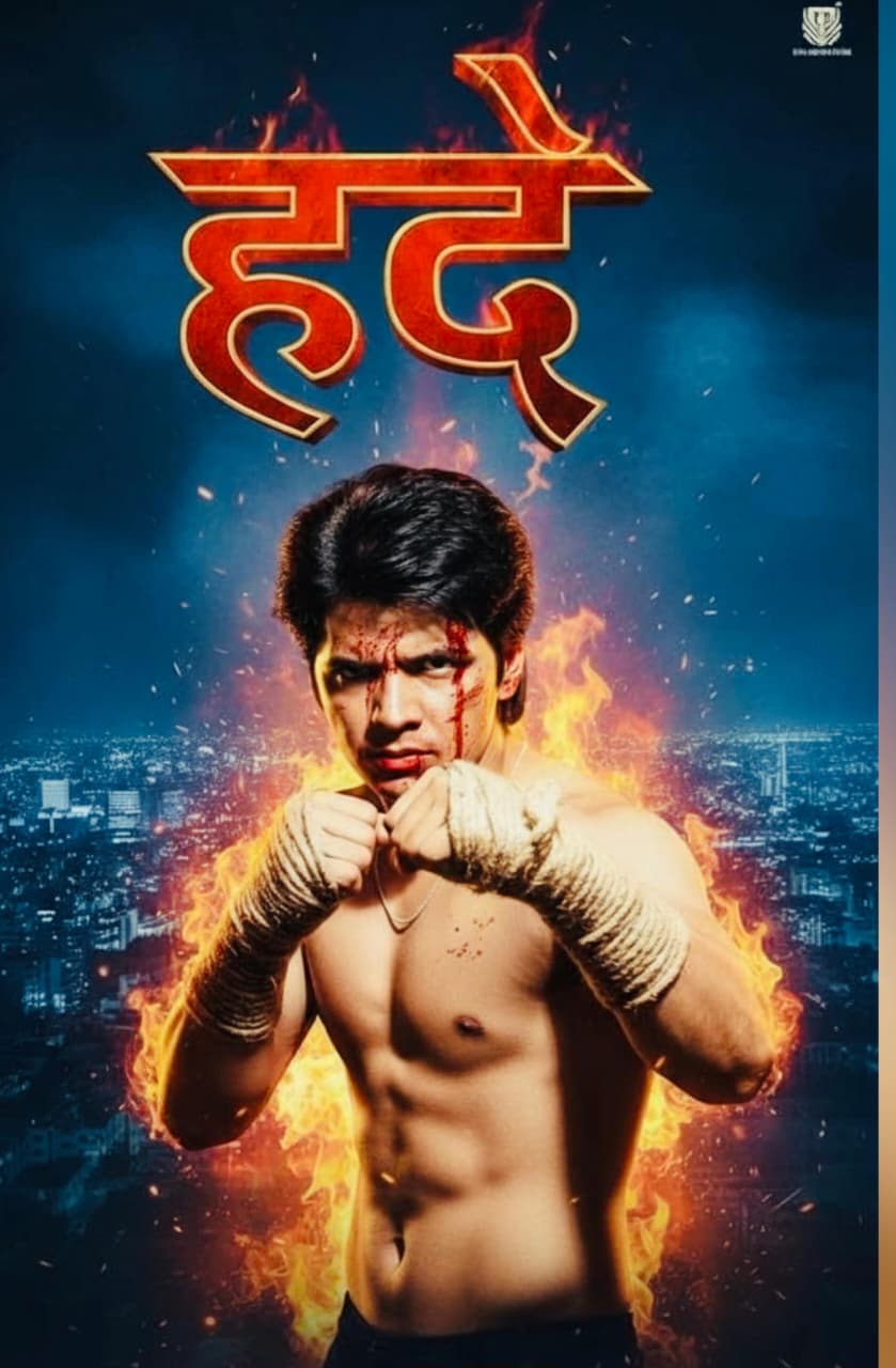 फिल्म हदें का पोस्टर। फिल्म में करण MMA फाइटर के तौर पर नजर आएंगे।