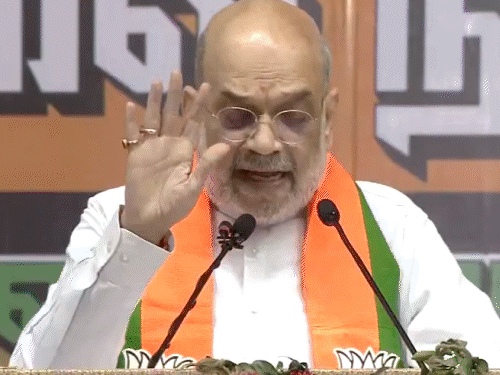 तमिलनाडु के पुडुक्कोट्टई में आयोजित रैली में अमित शाह ने संबोधित किया। - Dainik Bhaskar