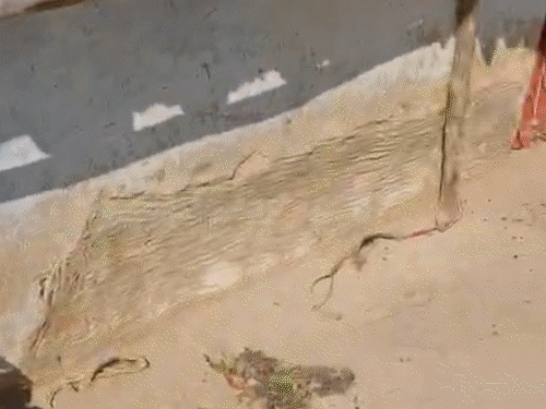 पड़ोसी का पत्नी के साथ मस्ती करना पति को पसंद नहीं था।