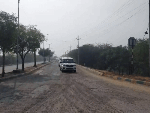 Ram Rahim's convoy left from Rohtak's Sunaria Jail at 11:30 AM on Monday morning.