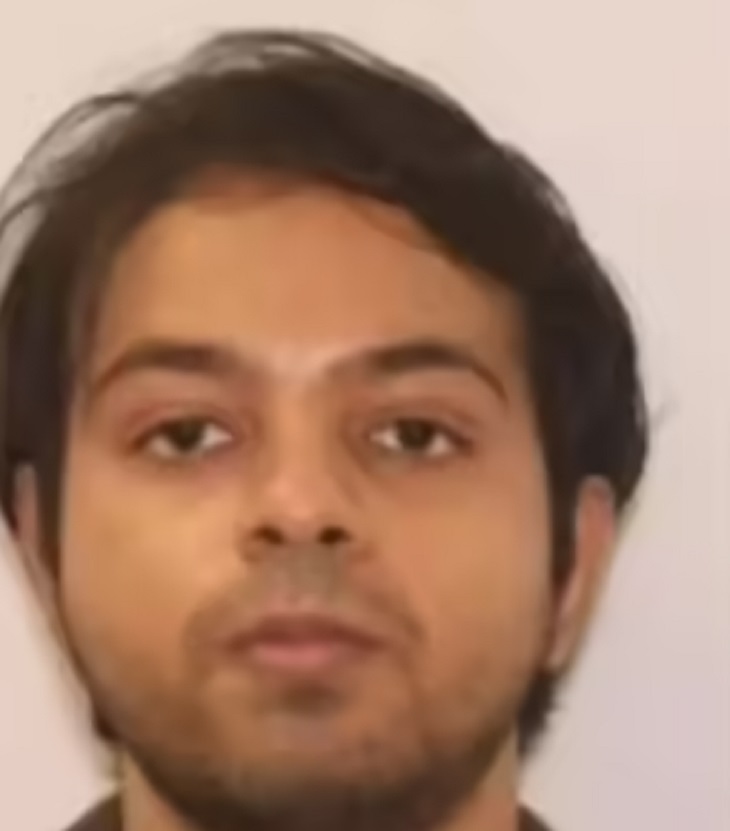 अमेरिका पुलिस द्वारा जारी की गई आरोपी पूर्व बॉयफ्रेंड अर्जुन शर्मा की फोटो।