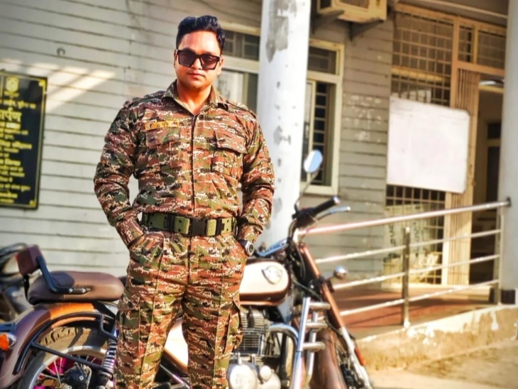 मुरैना में पदस्थ आरक्षक अराफात खान, जिसके साथ एसआई क्वार्टर में मिली थी।