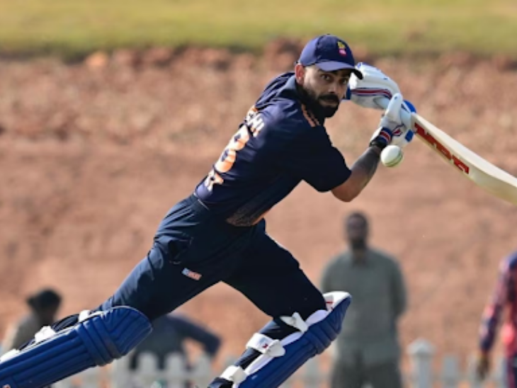 कोहली ने विजय हजारे ट्रॉफी के शुरुआती दो मैच में दिल्ली से खेले थे। - Dainik Bhaskar