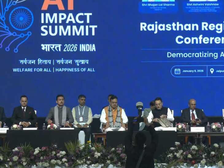 राजस्थान डिजिफेस्ट टाई ग्लोबल समिट 2026 के आखिरी दिन मंगलवार को राजस्थान रीजनल AI इम्पैक्ट कॉन्फ्रेंस 2026 का आयोजन हुआ।