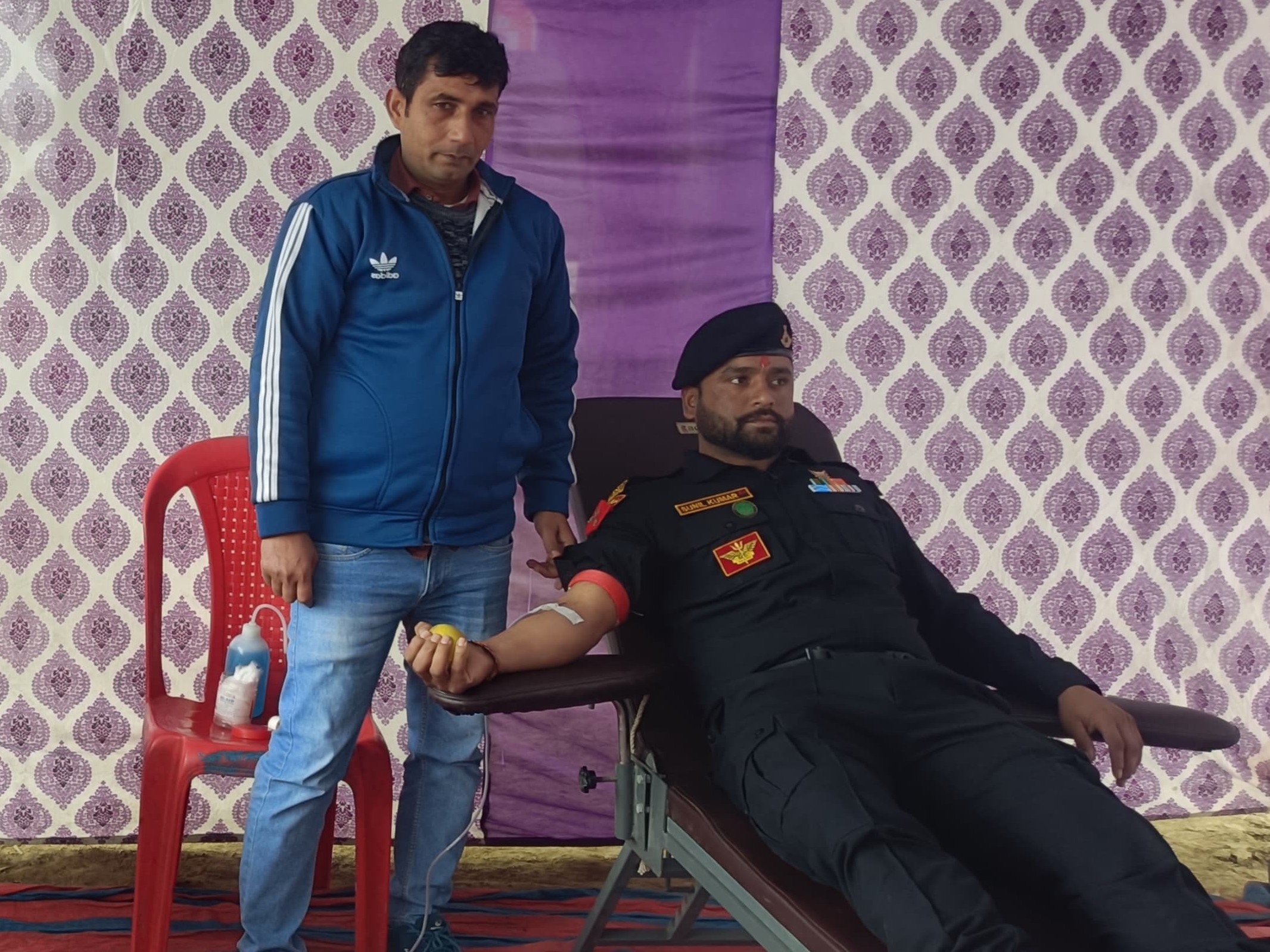 Blood donation camp organised in Sadabad on the death anniversary of ...