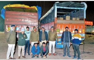A young man chased and seized illegal liquor worth Rs 1.88 crore.