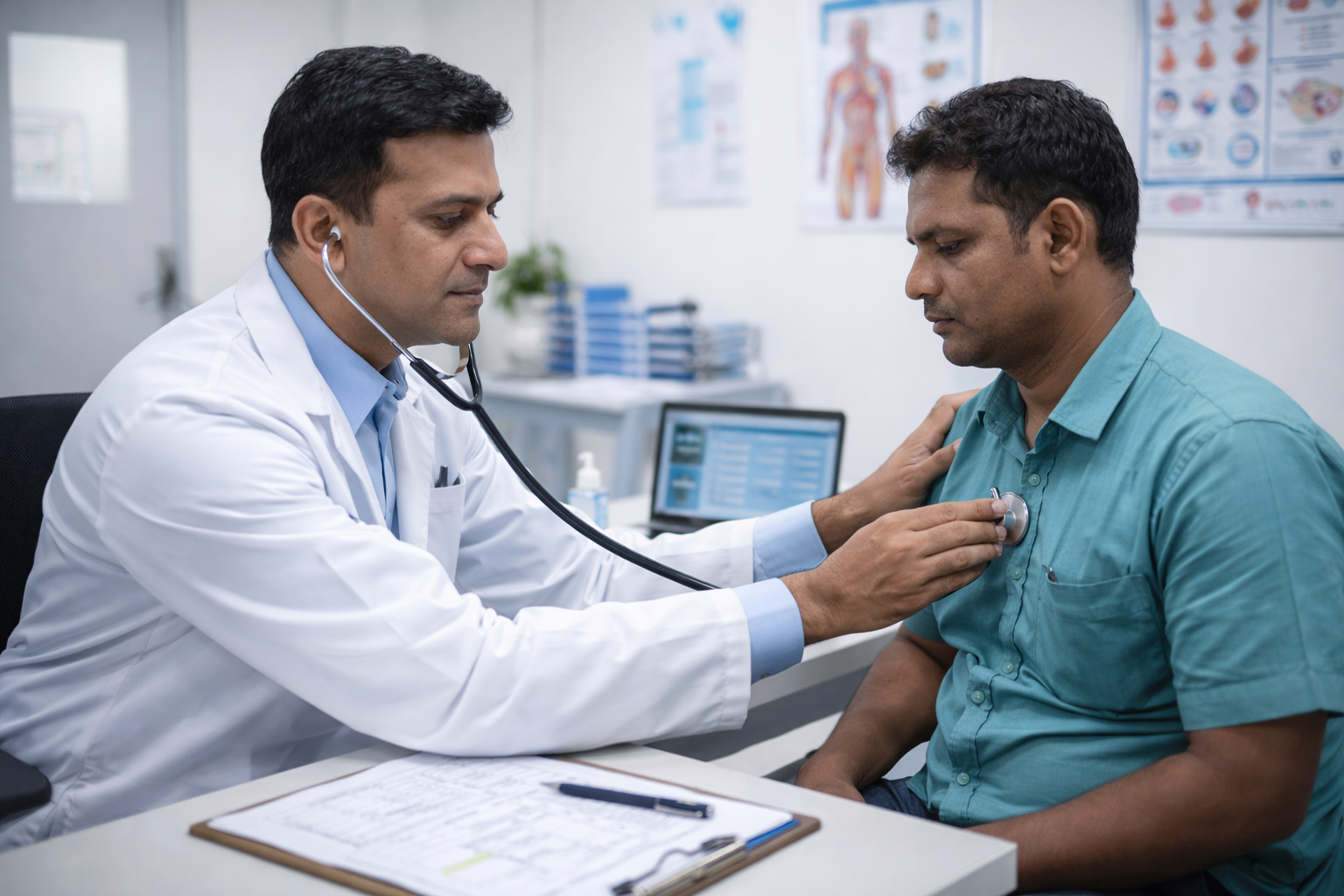 सर्दी-खांसी लंबे समय तक हो तो डॉक्टर को दिखाएं। (AI तस्वीर)