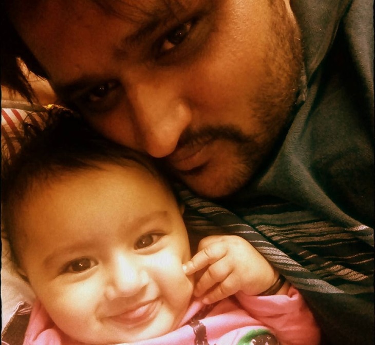 अमनदीप ने बेटी के साथ ये फोटो सोशल मीडिया पर डाला था।