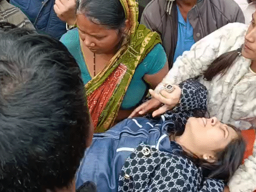 प्लेन में सवार महिला भी घायल हुई है। उसे ग्राणीणों ने रेस्क्यू किया।