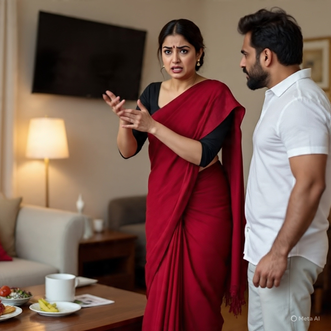 पत्नी छोटी-छोटी बातों पर झगड़ा करती थी, मांग में सिंदूर लगाने से मना करती थी। (AI जनरेटेड)