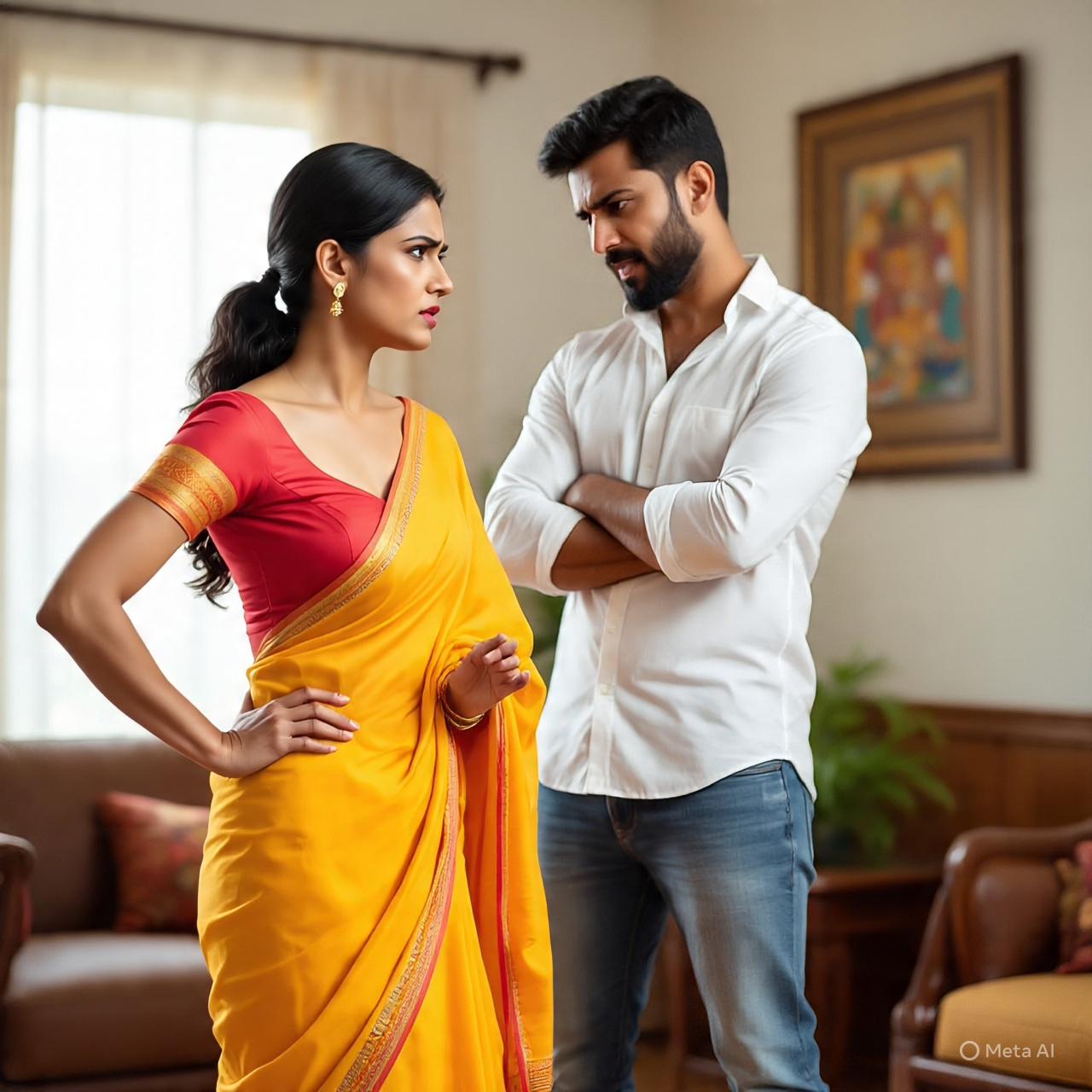 शादी के कुछ समय बाद ही उसकी पत्नी का व्यवहार लगातार अपमानजनक और संदेहपूर्ण हो गया। (AI जनरेटेड)
