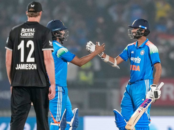 वॉशिंगटन सुंदर ने जीवनदान मिलने के बाद भारत को जीत दिलाई।