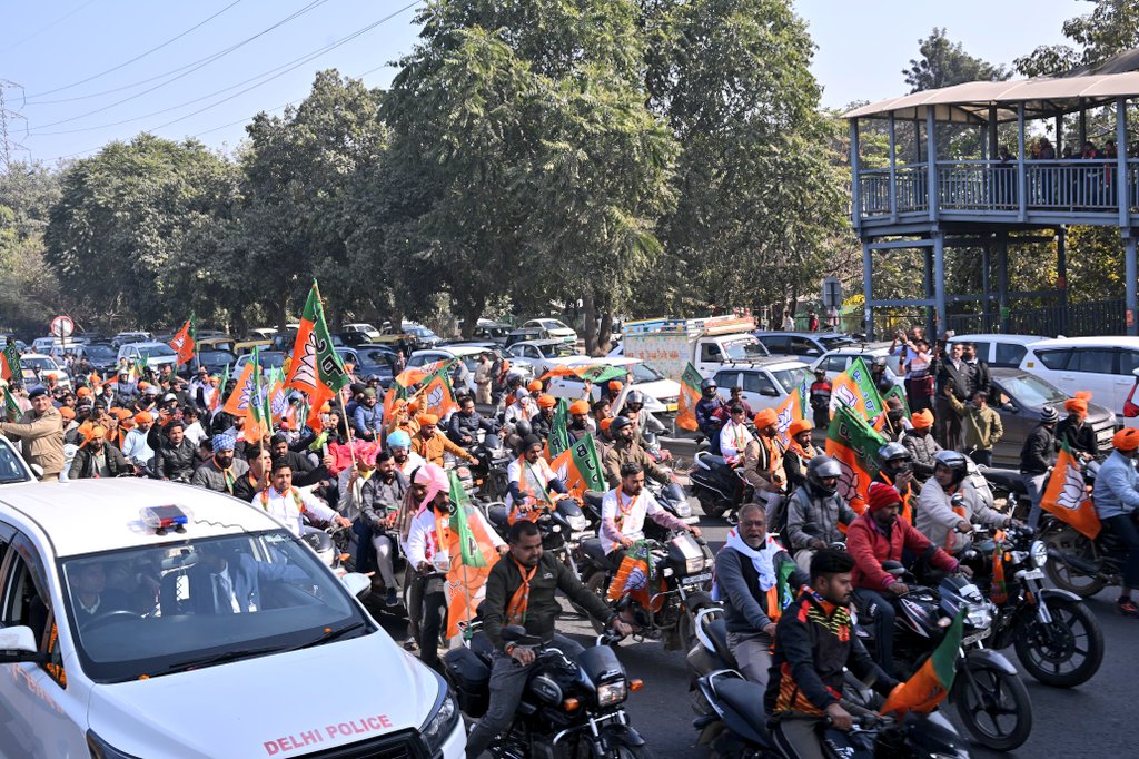 गुरुग्राम में पहुंचे भाजपा के राष्ट्रीय कार्यकारी अध्यक्ष नितिन नबीन का जोरदार स्वागत किया गया।