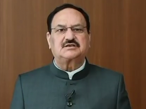 केंद्रीय स्वास्थ्य मंत्री जेपी नड्डा ने सोमवार को पश्चिम बंगाल में मिले निपास वायरस के मामलों की जानकारी दी। - Dainik Bhaskar