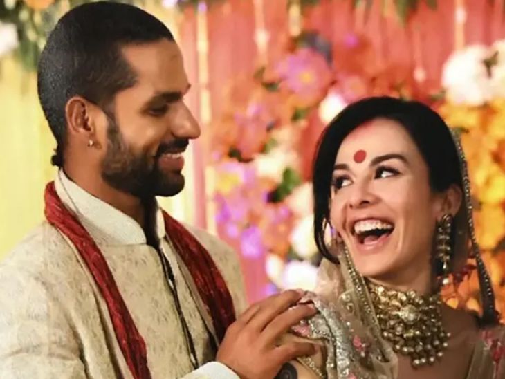 शिखर धवन की पहली शादी 2011 में हुई थी।