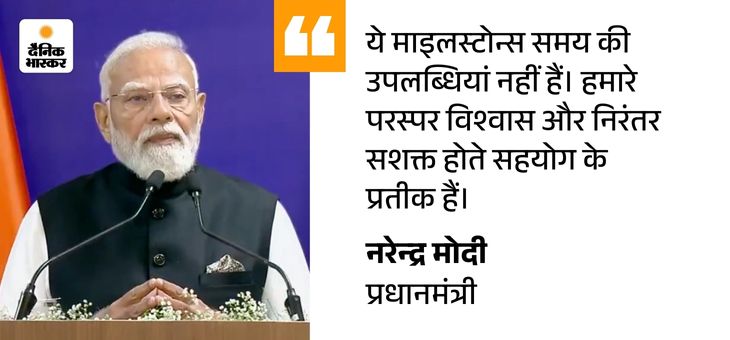 मोदी जर्मन चांसलर से मिले, साथ मिलकर पतंग उड़ाई: पीएम ने कहा- भारत-जर्मनी करीबी सहयोगी, भारत में 2000 से ज्यादा जर्मन कंपनियां