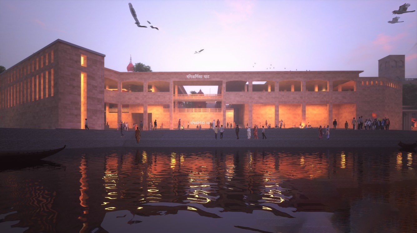 मणिकर्णिका घाट कुछ इस तरह दिखेगा।