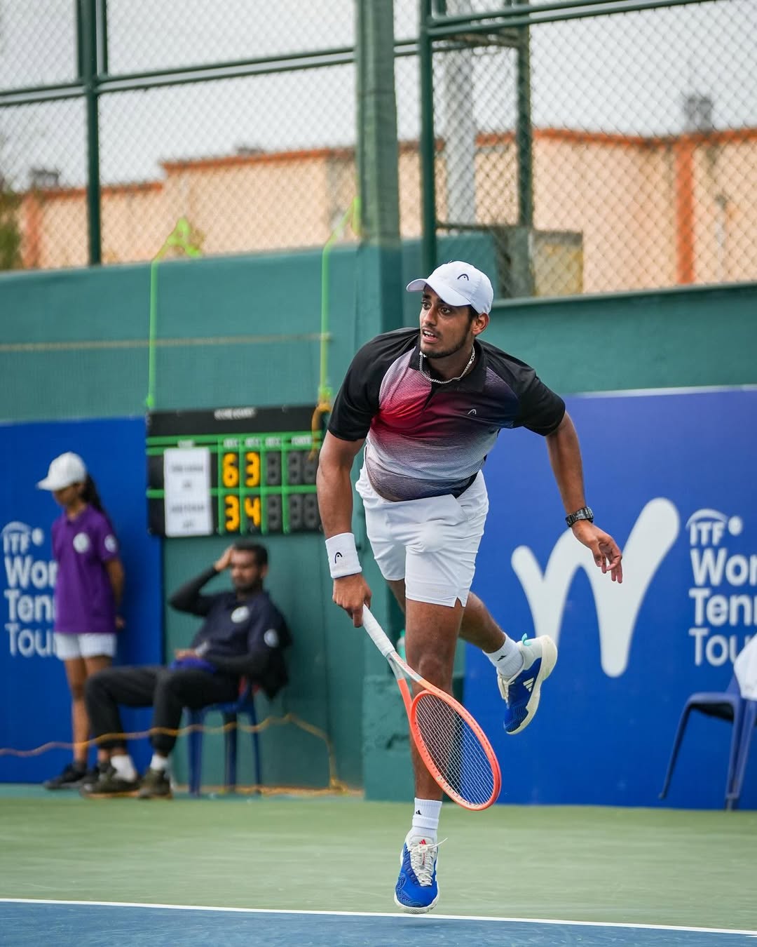 डेविस कप टीम में शामिल प्लेयर करण सिंह।