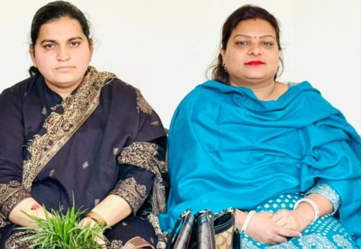 AAP छोड़कर भाजपा में शामिल हुईं सुमन शर्मा और पूनम।- फाइल फोटो