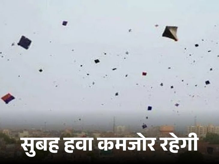 जयपुर में सुबह पतंगबाजों को नहीं मिलेगा हवा का साथ:  5KM में नो काइट जोन; गोविंद देवजी के हाथों में सोने की पतंग, गलता में श्रद्धालुओं की भीड़ – Jaipur News