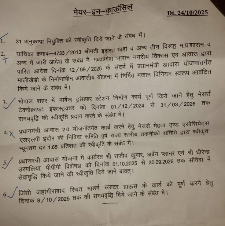 जहां गोमांस मिला… उसे नामंजूर कर चुके गौर और शर्मा:  भोपाल निगम ने प्रशासक पर फोड़ा ठीकरा; दो लेटर में सामने आई गड़बड़ी – Bhopal News