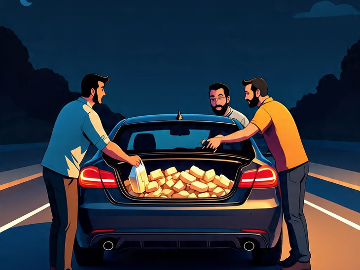 गाड़ी में 270 किलोग्राम एमडी ड्रग्स भरी मिली। (फोटो सोर्स- एआई जनरेटेड)