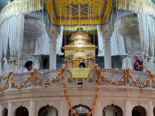 श्री अकाल तख्त साहिब का वो हिस्सा जहां से जत्थेदार सजा सुनाते हैं।