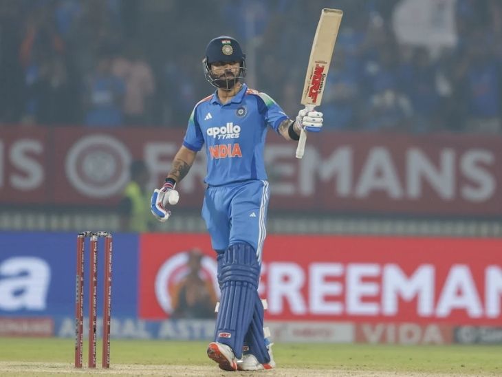 विराट कोहली ने न्यूजीलैंड के खिलाफ पहले मैच में 93 रन बनाए थे। - Dainik Bhaskar