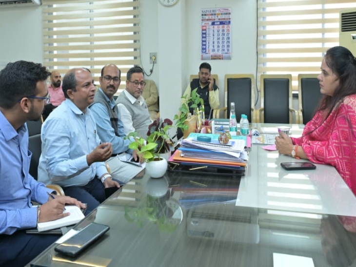 रामकी ग्रुप के साथ महापौर की बैठक।