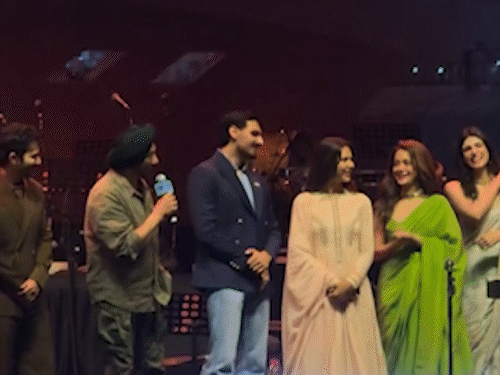 Karwar Naval Base Visit | Border 2 Team, Sunny Deol with Navy Officers