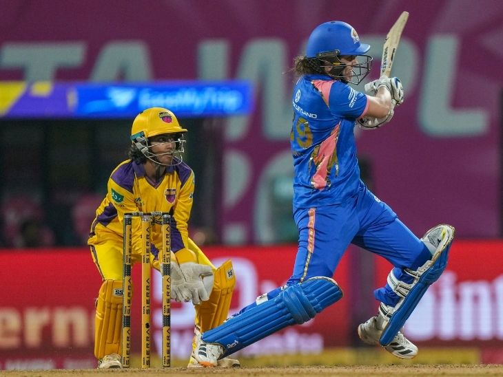 નેટ સિવર-બ્રન્ટે WPLમાં 10મી ફિફ્ટી ફટકારી.